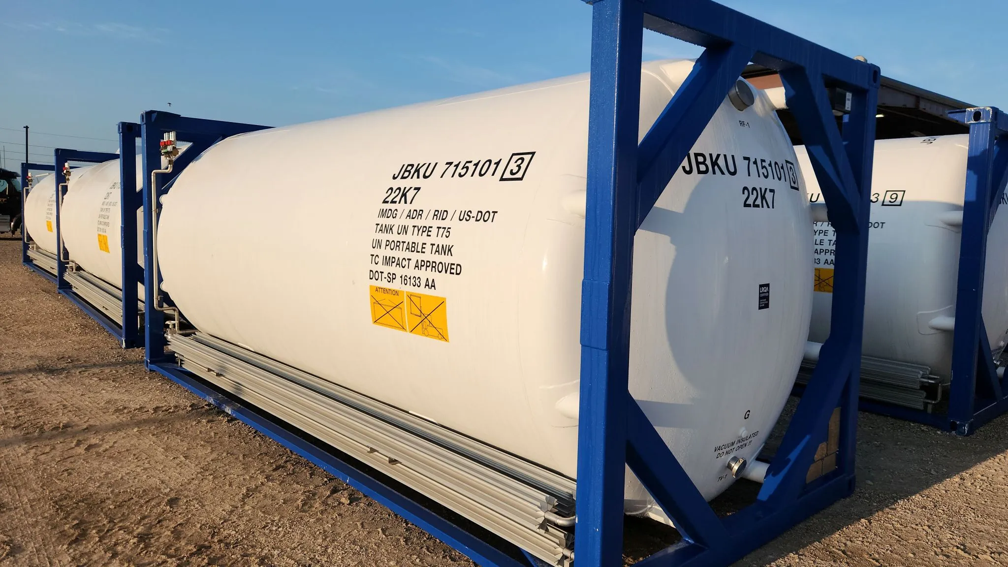 cryogenic ISO tanks